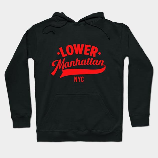 Lower Manhattan - New york City Hoodie by Boogosh